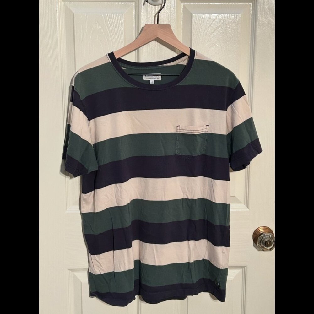 Banks Journal Men’s Striped Pocket Tee, Medium